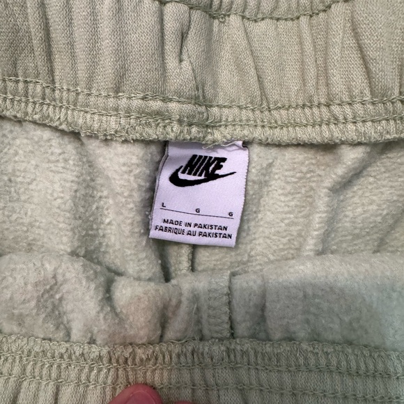 Nike Women's Light Green Athletic Shorts - Picture 2 of 5